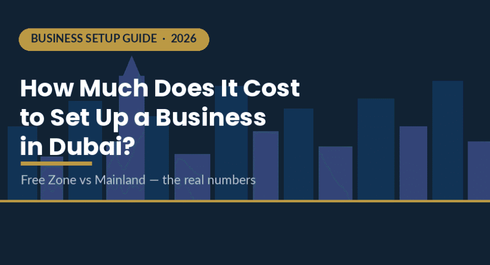 How much does it cost to set up a business in Dubai in 2026 — free zone vs mainland